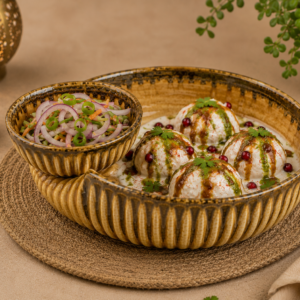 Golden Glaze Chip & Dip Bowl