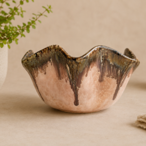 Blush Floral Serving Bowl