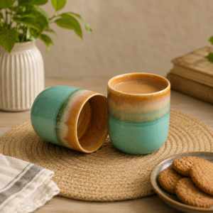 Aqua–Sand Studio Tumbler Set of 6