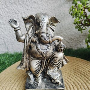 Divine Ganesha Resin Idol