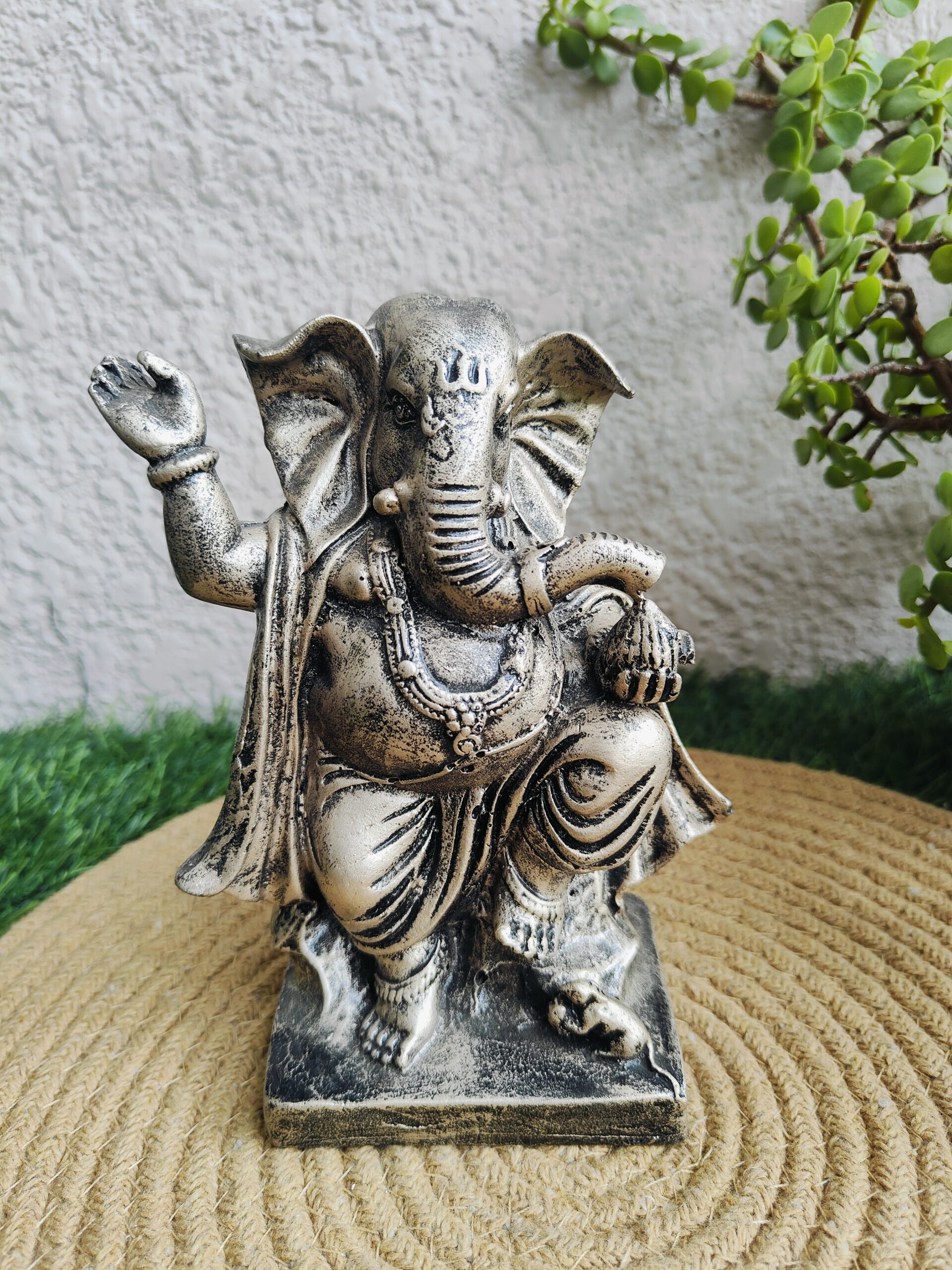 Divine Ganesha Resin Idol