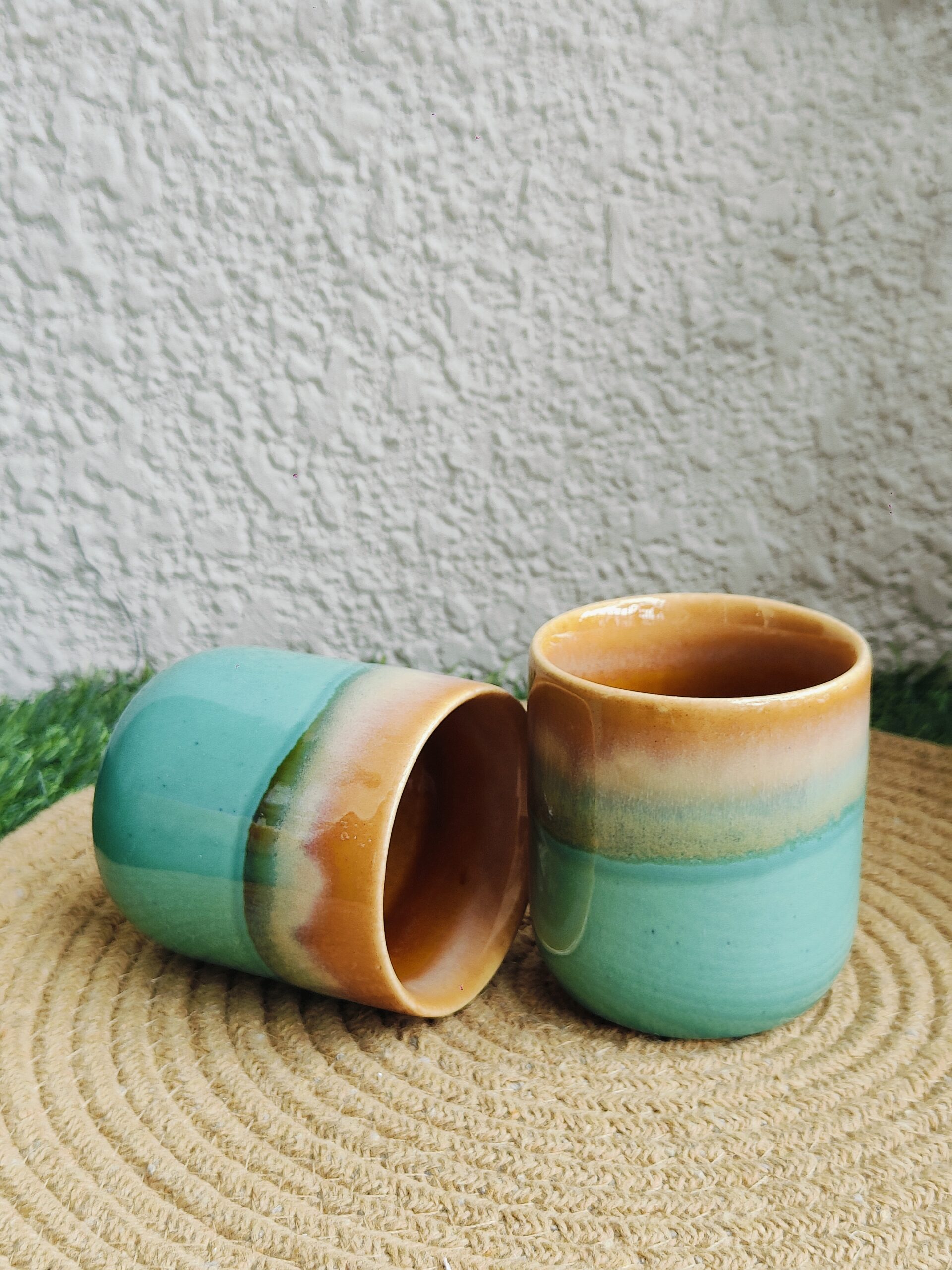 Aqua–Sand Studio Tumbler Set of 6 - Image 3