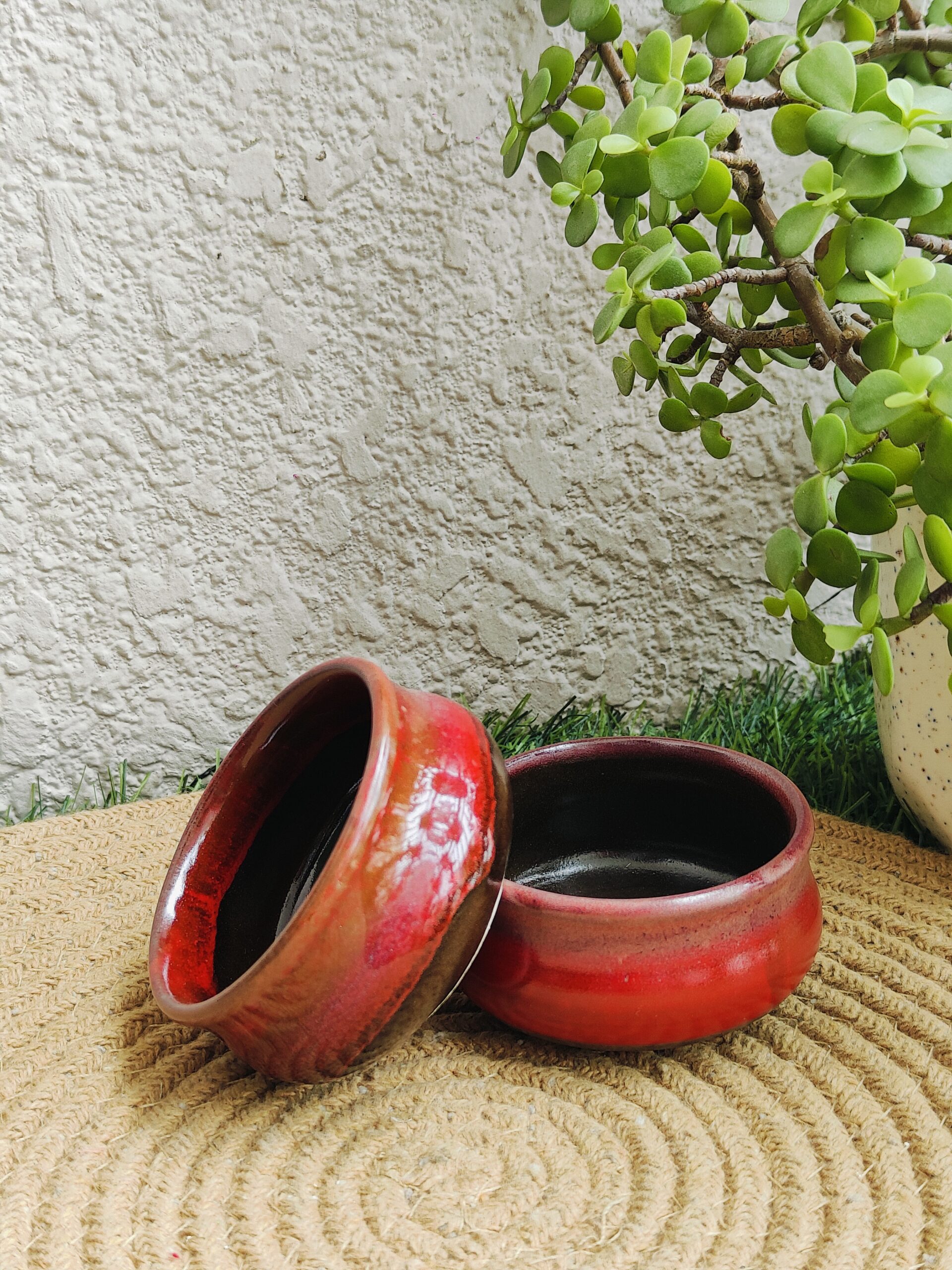 Ember Ceramic Dip Bowl Set