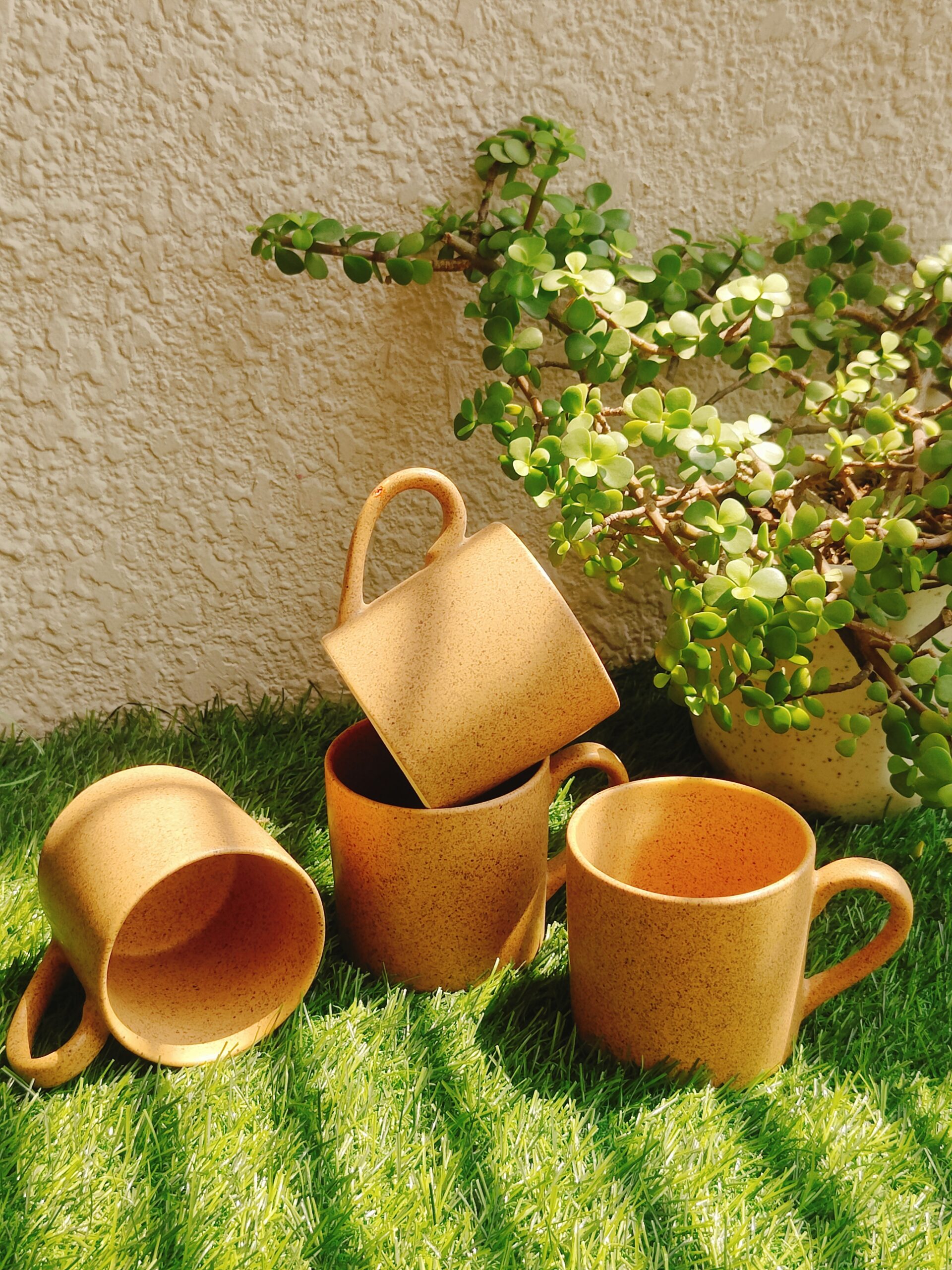 Mustard Dune Ceramic Mug set - Image 2