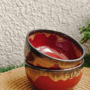 Crimson Earth Studio Bowl