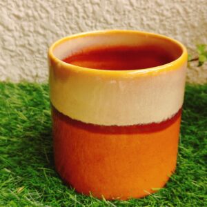 Sunset Ember Ceramic Planter