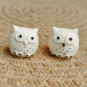 Tiny Owl Tales – White Pair