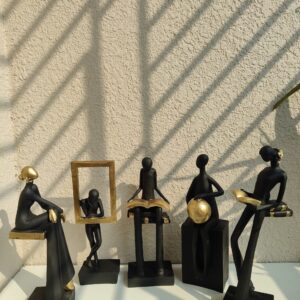 Modern Abstract Art Sculpture Set