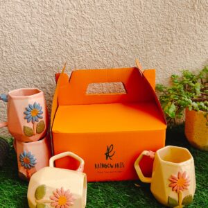Bloomstone Ceramic Mug Hamper | Set of 4