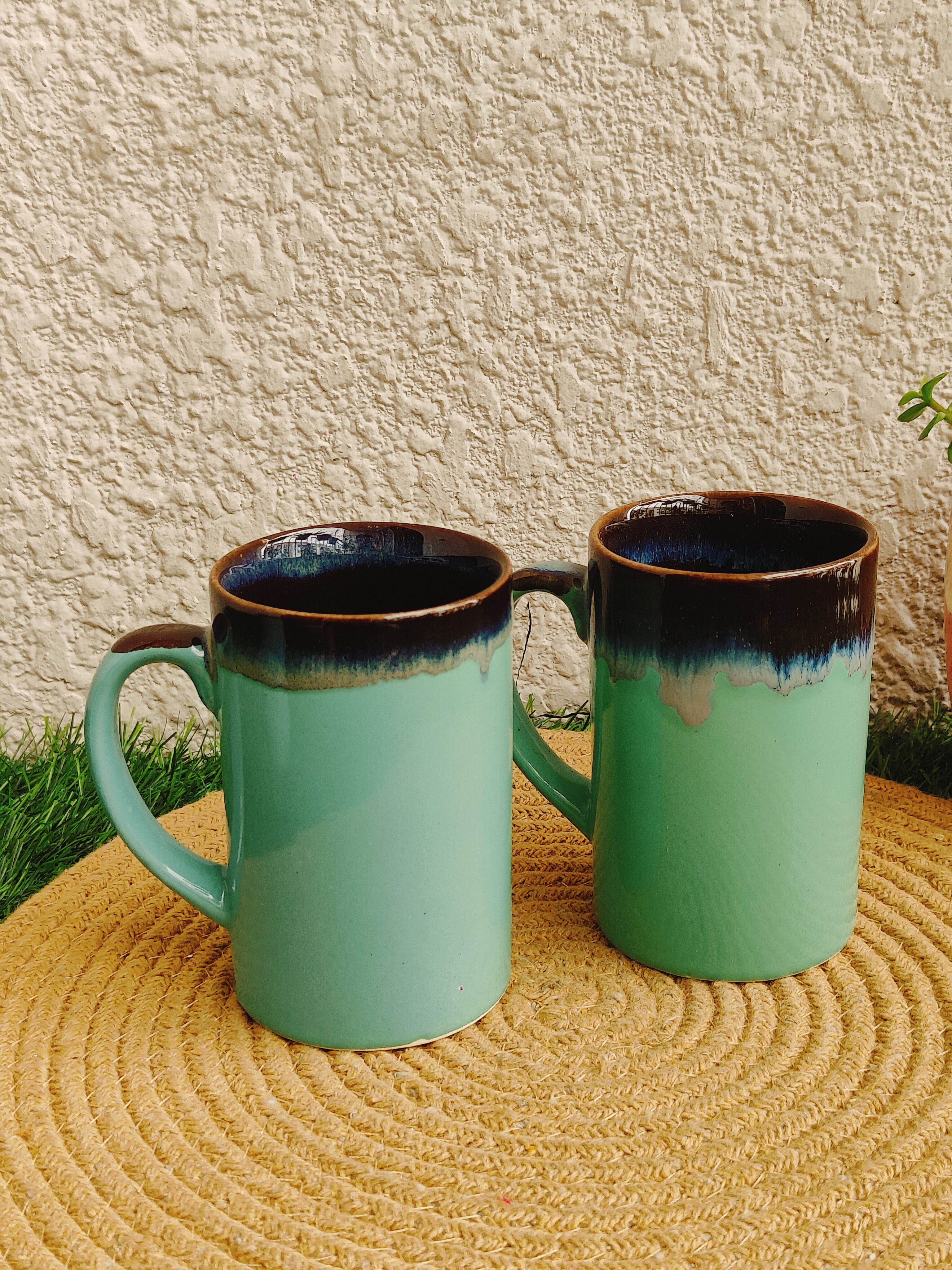 Ocean Mist Ceramic Mug Set of 2 - Image 3