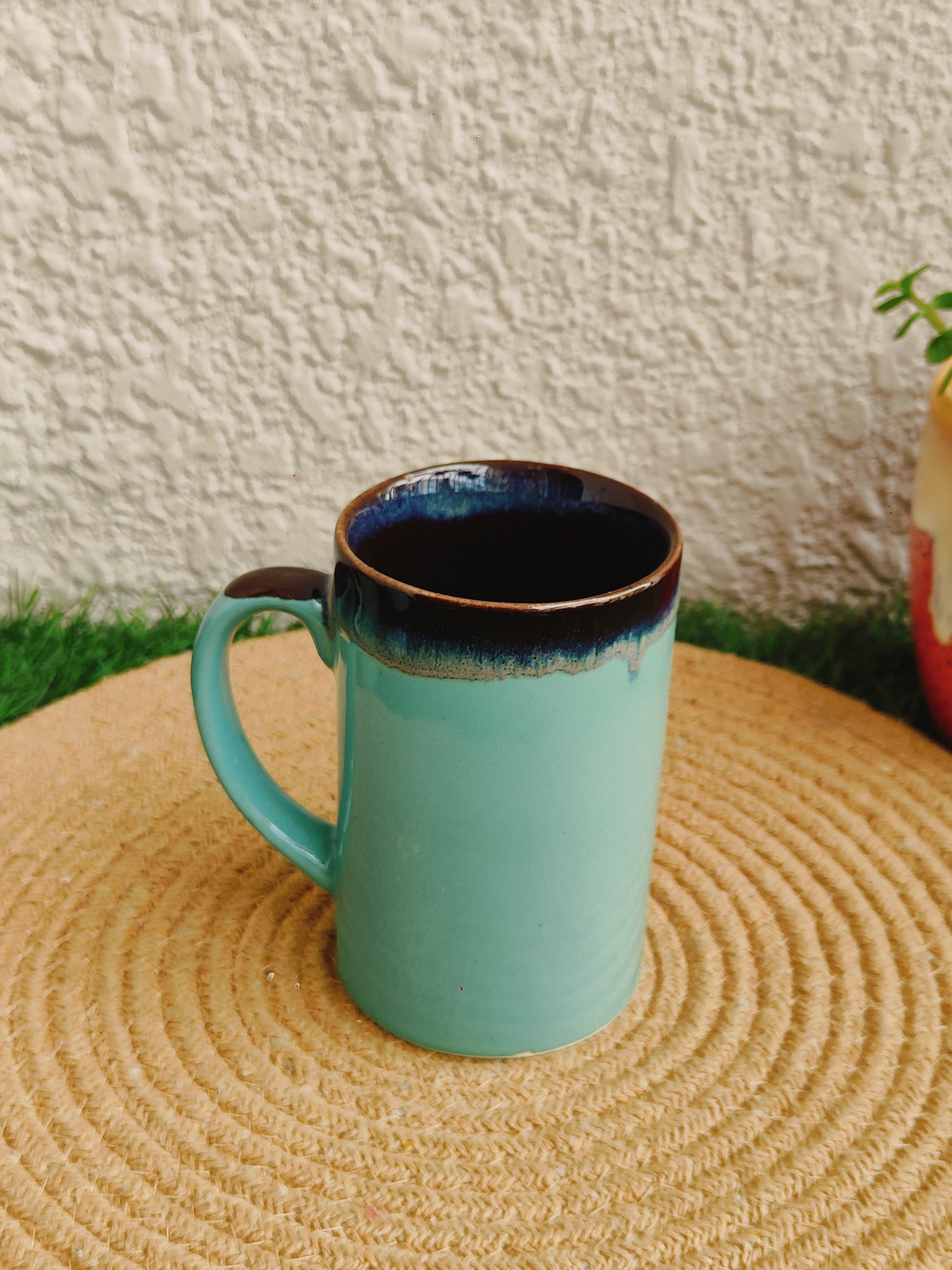 Ocean Mist Ceramic Mug Set of 2