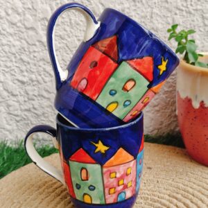 Handcrafted Coffee Mug Set of 2