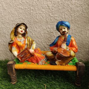 Saffron Folk Mini Khat Decor
