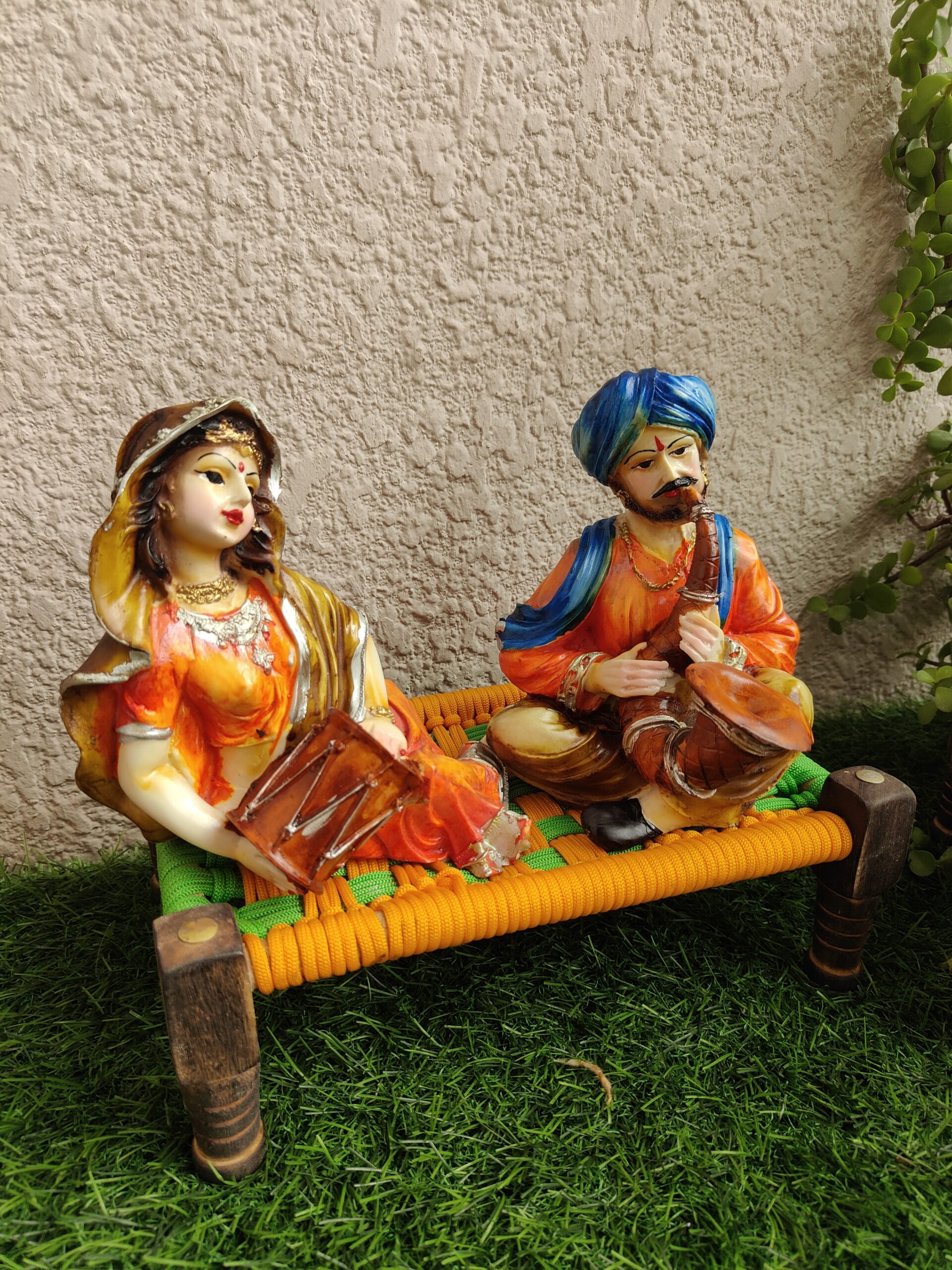 Saffron Folk Mini Khat Decor - Image 2