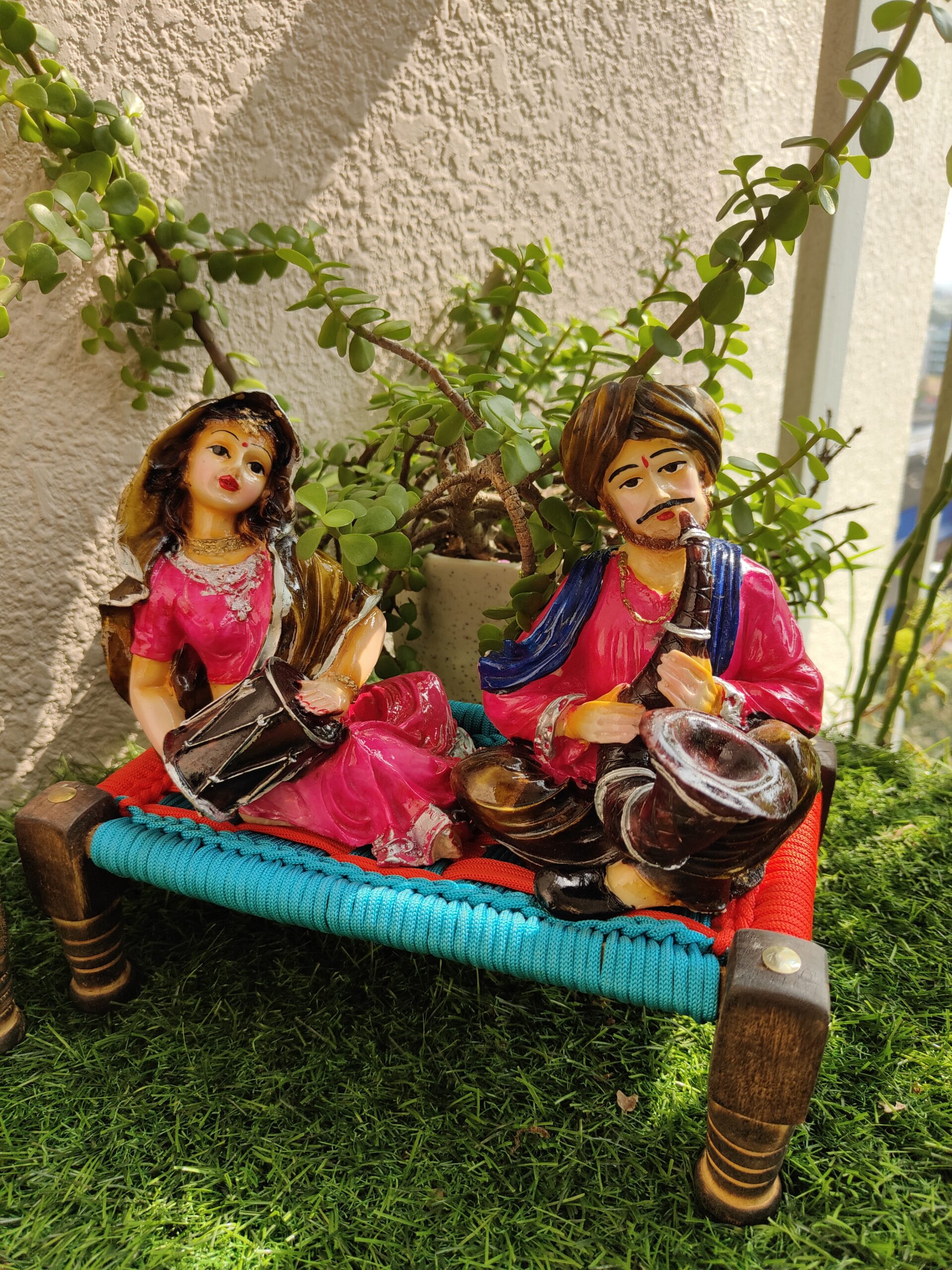 Peacock Melody Mini Khat Decor